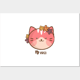 Virgo Cat Posters and Art